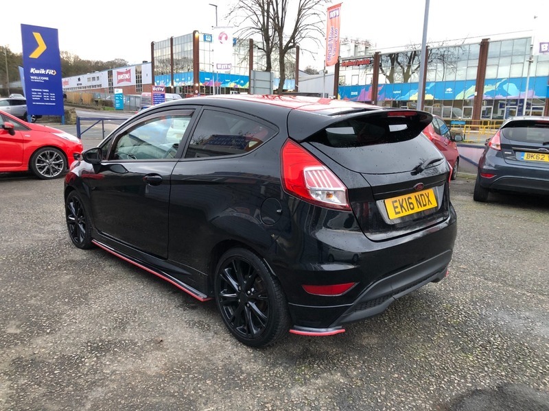 Ford Fiesta Zetec S Black Edition EK16NDX Black #6