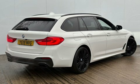 BMW 5 Series 3.0 530D M YE19NVG White #5
