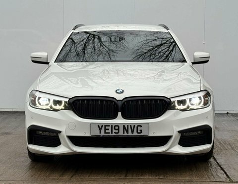 BMW 5 Series 3.0 530D M YE19NVG White #3