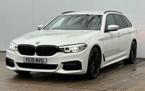 BMW 5 Series 3.0 530D M YE19NVG White #4