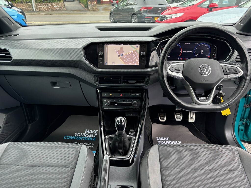 Volkswagen T-Cross 1.0 Tsi R-line Suv Euro 6 Ss DE71GYU Blue #4