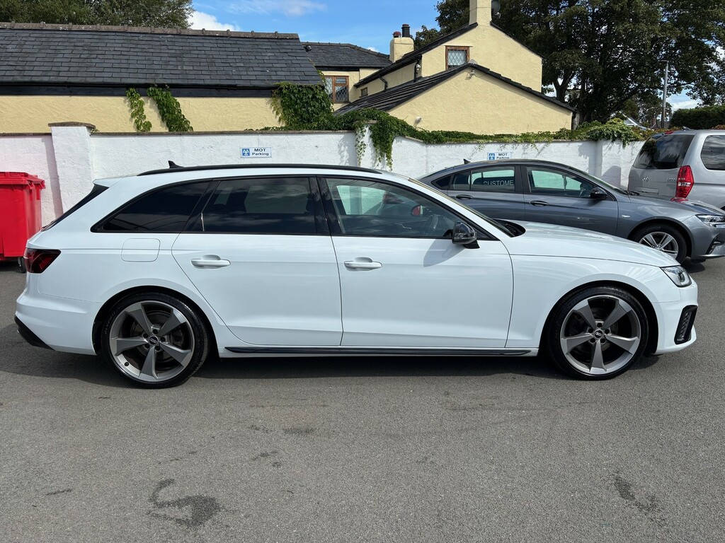 Audi A4 Avant 2.0 Tfsi 35 Black Edition Estate S Tron White #2
