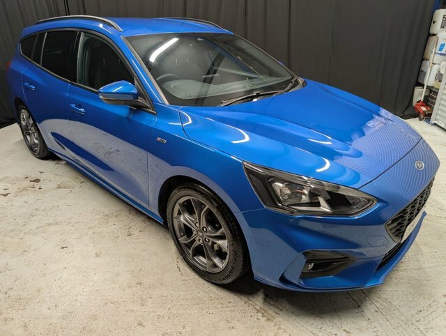 Ford Focus 2021 1.0T Ecoboost Mhev St-line Edition Estate HN71WMT Blue #4