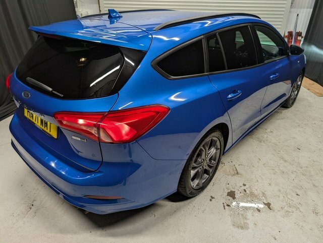 Ford Focus 2021 1.0T Ecoboost Mhev St-line Edition Estate HN71WMT Blue #6