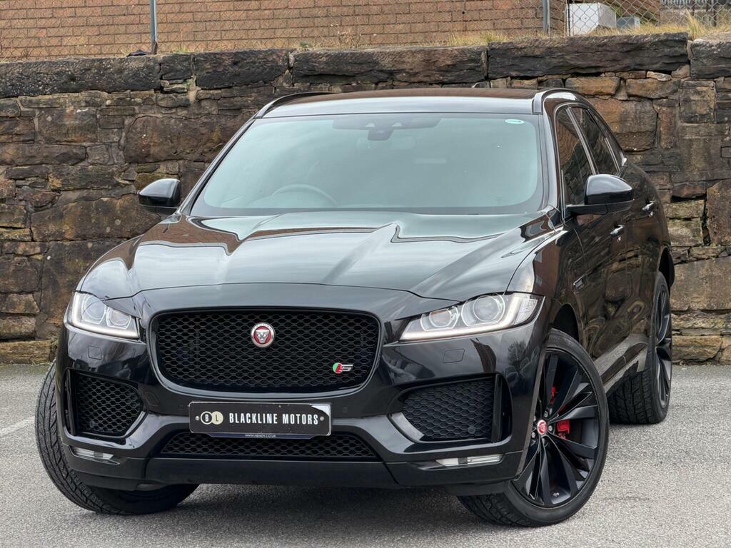 Jaguar F-Pace 3.0 D300 V6 S Awd Euro 6 S S HN67OFC Black #3