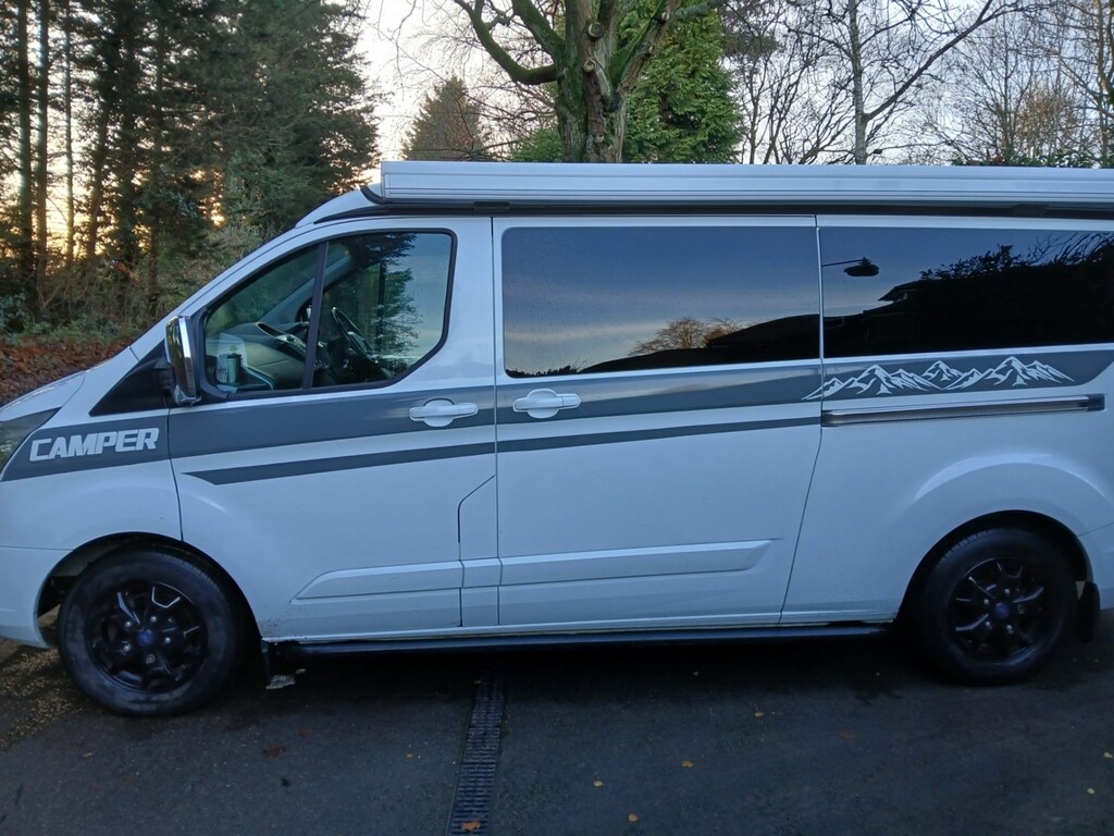 Ford Transit Custom 2.2 Tdci E-tech 155 Bhp Lwb Ltd Camper Van No V OE63UPX White #4