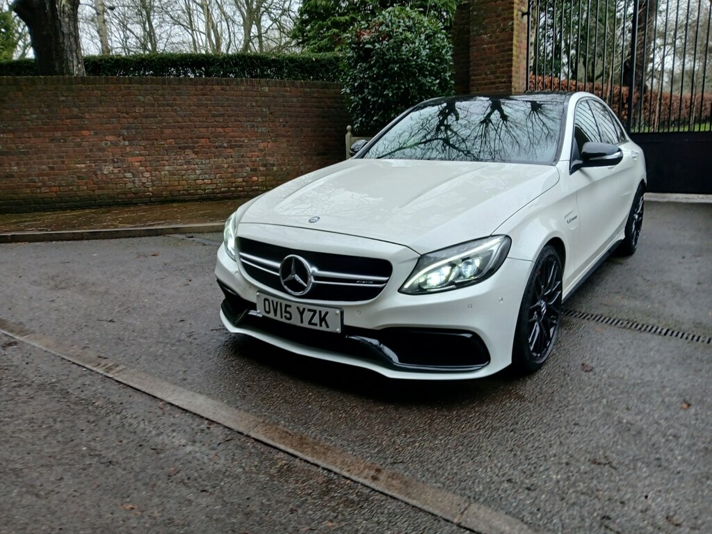 Mercedes-Benz C Class C63 Amg S Premium Ulez Compl OV15YZK White #3