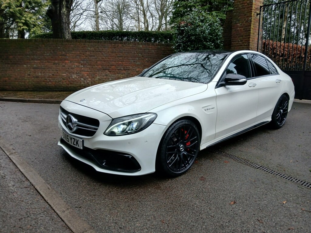 Mercedes-Benz C Class C63 Amg S Premium Ulez Compl OV15YZK White #4
