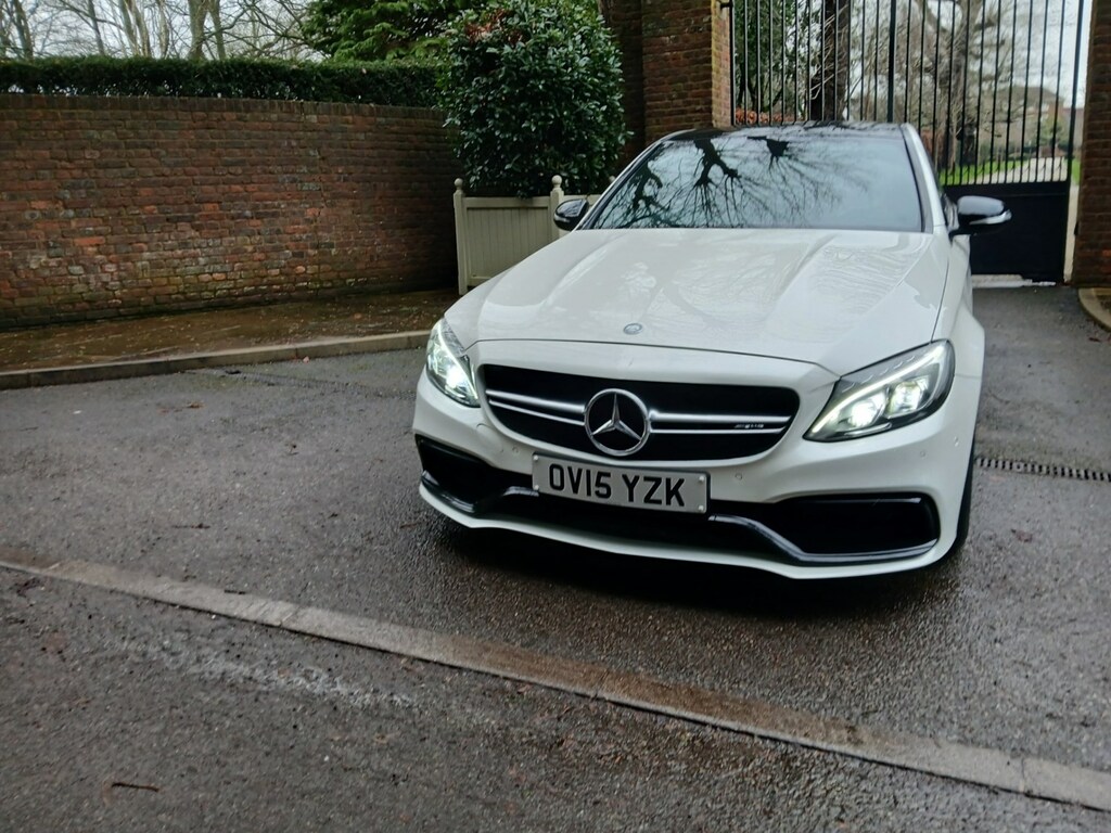Mercedes-Benz C Class C63 Amg S Premium Ulez Compl OV15YZK White #2