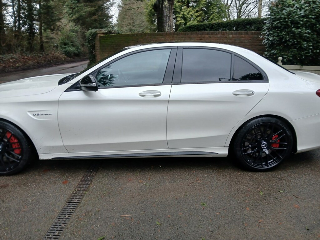 Mercedes-Benz C Class C63 Amg S Premium Ulez Compl OV15YZK White #6