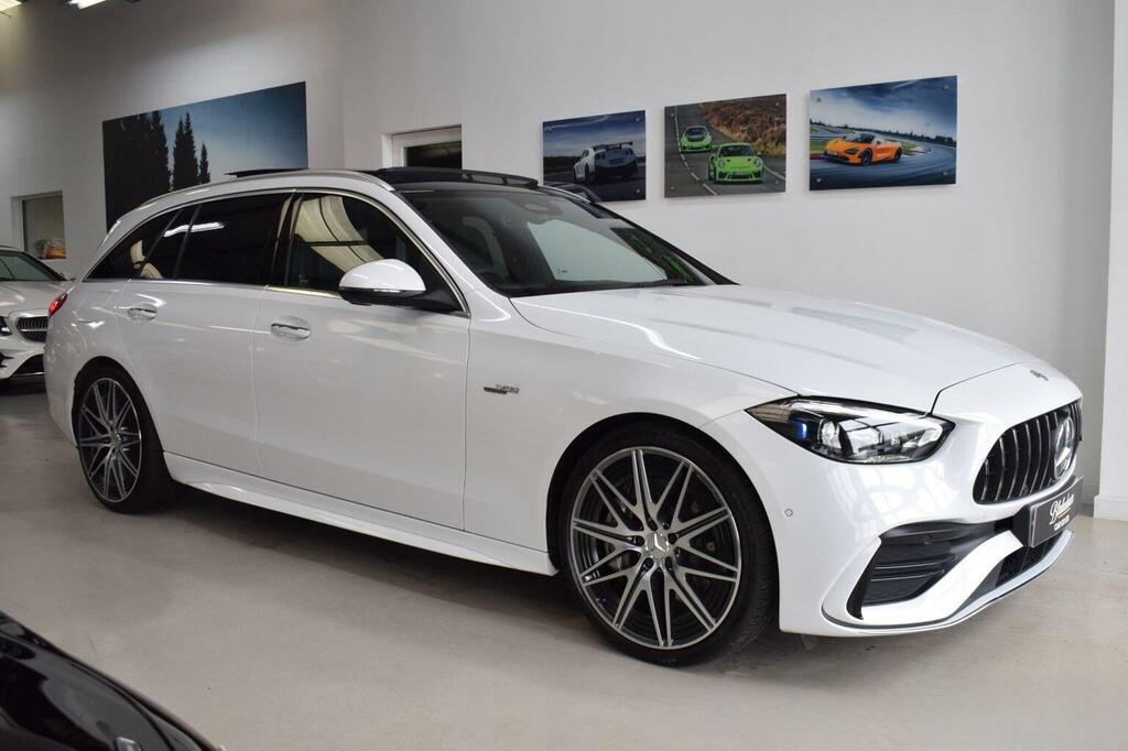 Mercedes-Benz C Class Estate 2.0 C43 Mhev Amg Premium Plus G-tronic 4 White #3