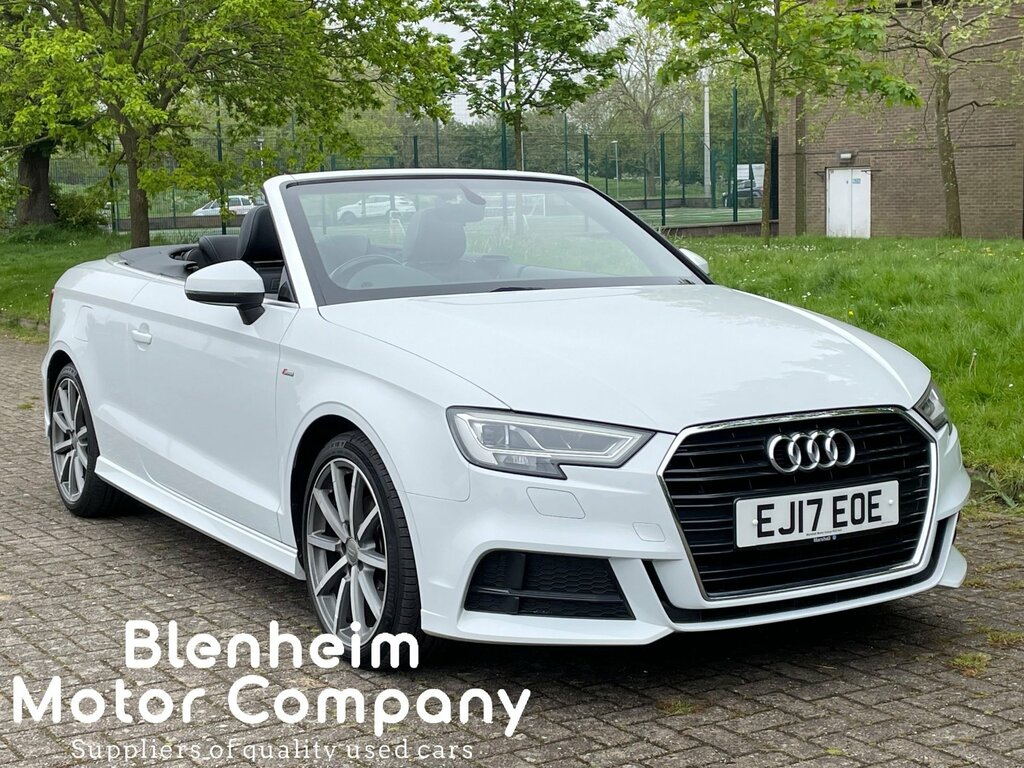 Audi A3 Cabriolet 1.4 Tfsi S Line Nav Cabriolet White
