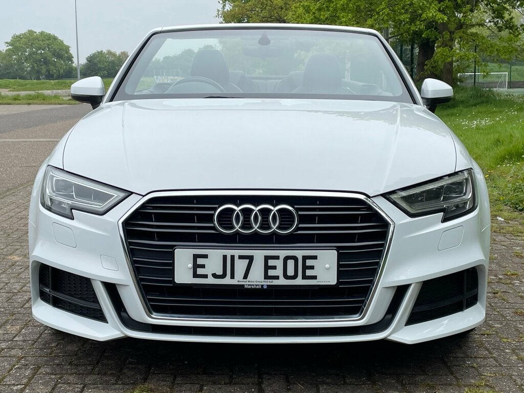 Audi A3 Cabriolet 1.4 Tfsi S Line Nav Cabriolet White #2