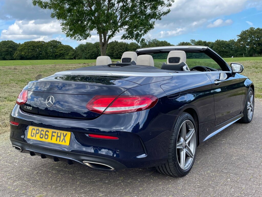 Mercedes-Benz C Class C300 2.0I 241Bhp Amg Line Cabriolet GP66FHX Blue #6