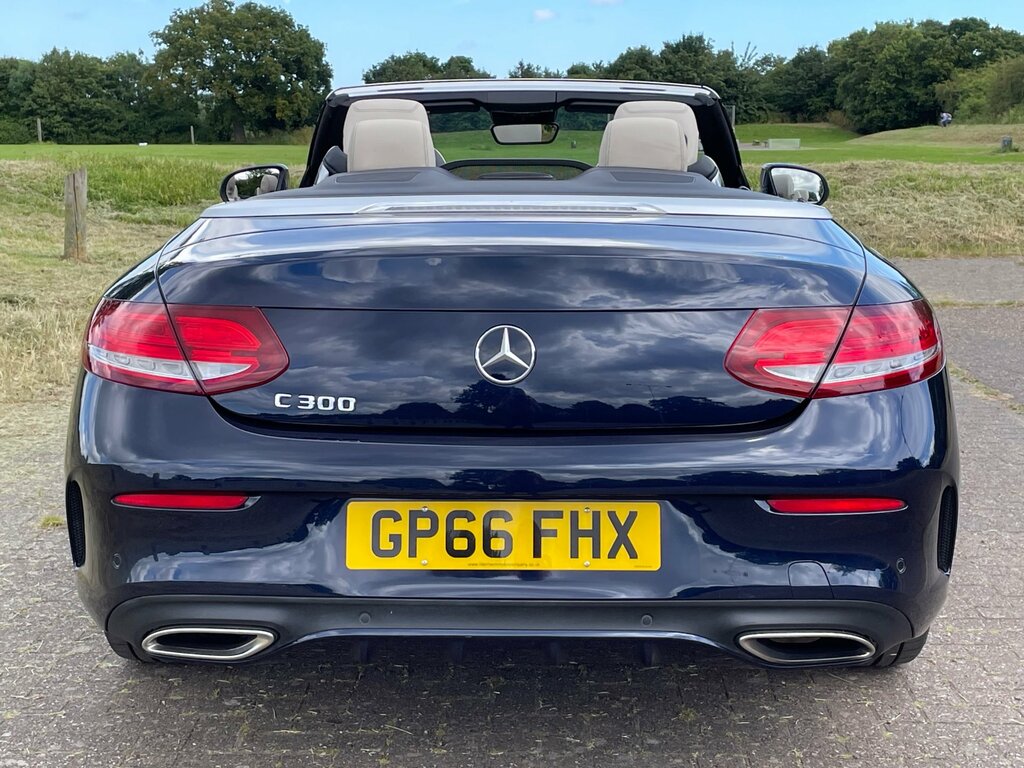 Mercedes-Benz C Class C300 2.0I 241Bhp Amg Line Cabriolet GP66FHX Blue #5