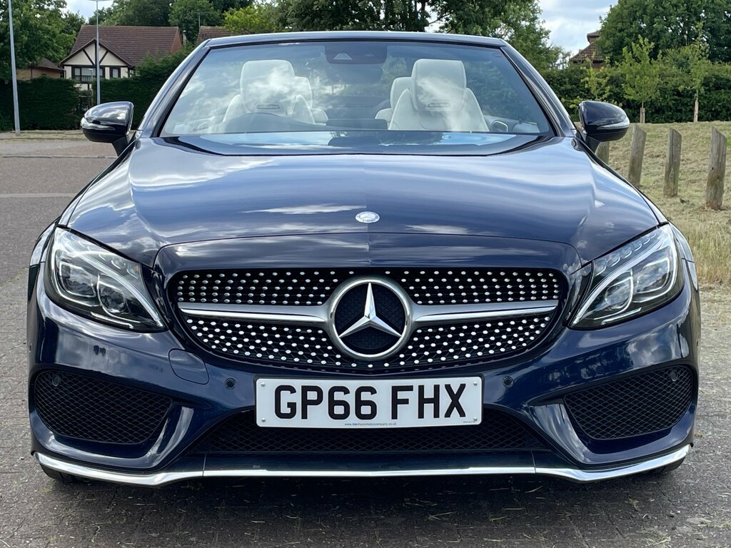 Mercedes-Benz C Class C300 2.0I 241Bhp Amg Line Cabriolet GP66FHX Blue #2