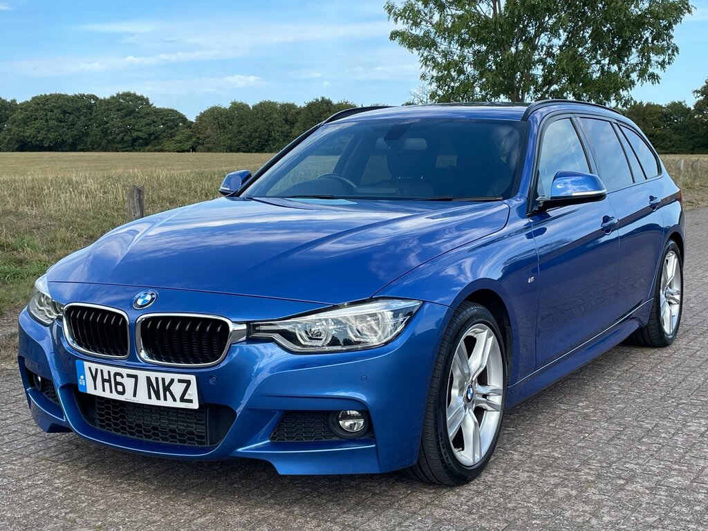 BMW 3 Series 320D 190Bhp M Sport Touring 67 Reg YH67NKZ Blue #3