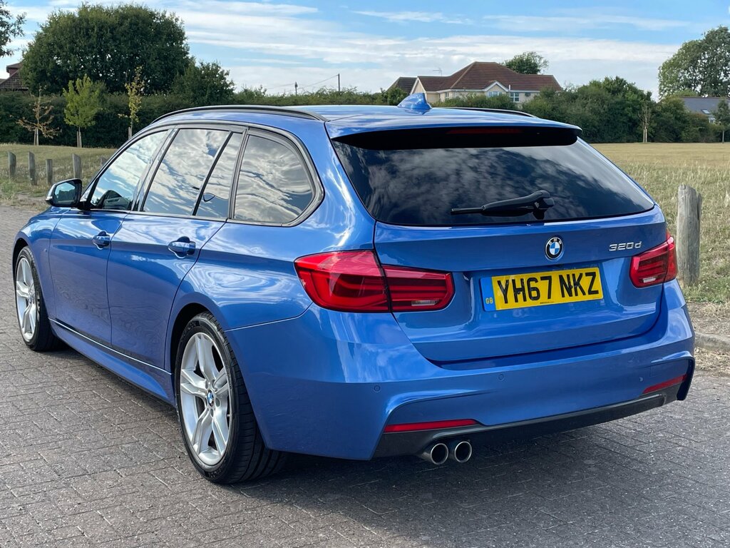 BMW 3 Series 320D 190Bhp M Sport Touring 67 Reg YH67NKZ Blue #4