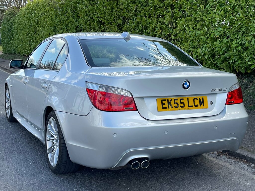 BMW 5 Series 535D 268Bhp M Sport 55 Reg Silver #4