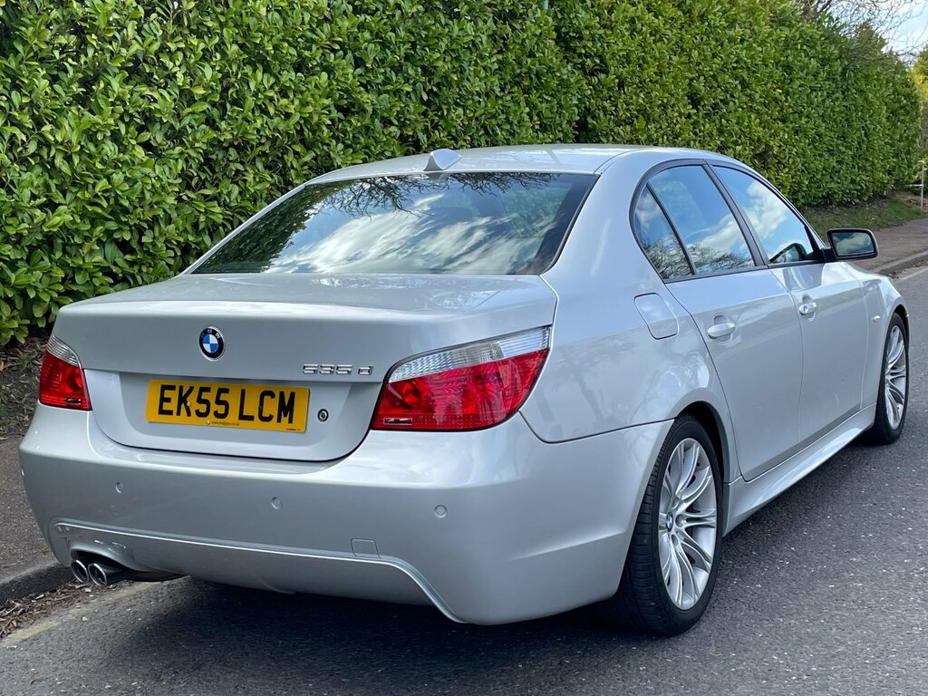 BMW 5 Series 535D 268Bhp M Sport 55 Reg Silver #6