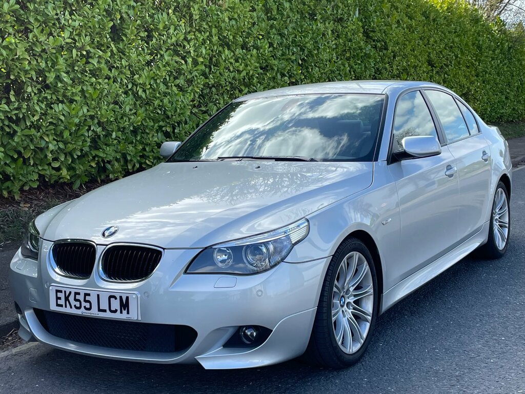 BMW 5 Series 535D 268Bhp M Sport 55 Reg Silver #3