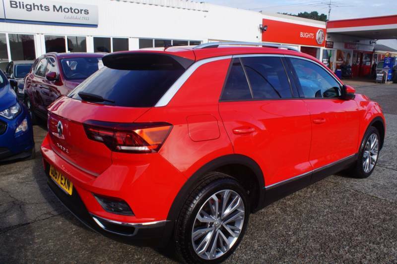 Volkswagen T-Roc 1.5 Tsi Evo Sel - 2018 67 GD67EXN Red #6