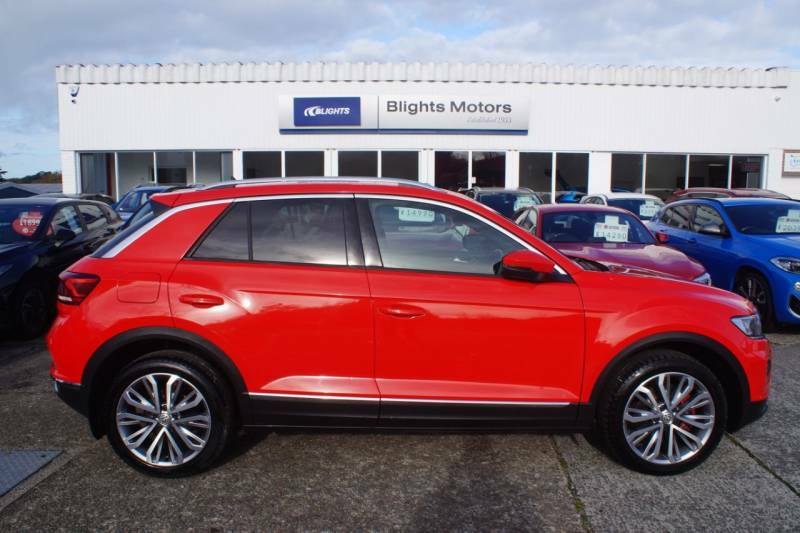 Volkswagen T-Roc 1.5 Tsi Evo Sel - 2018 67 GD67EXN Red #5