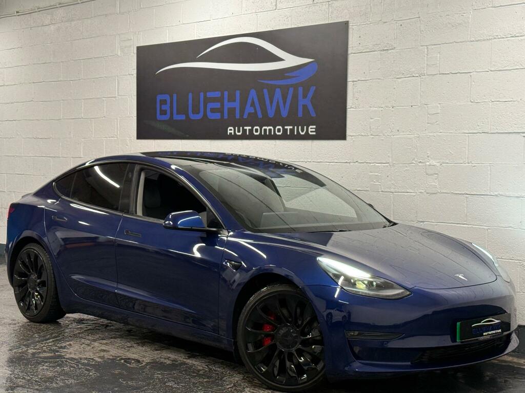 Tesla Model 3 Dual Motor Performance 4Wde Performanc GJ22RSU Blue #4