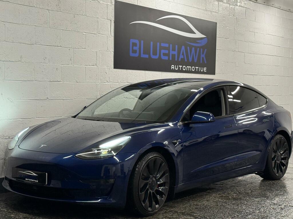 Tesla Model 3 Dual Motor Performance 4Wde Performanc GJ22RSU Blue #2