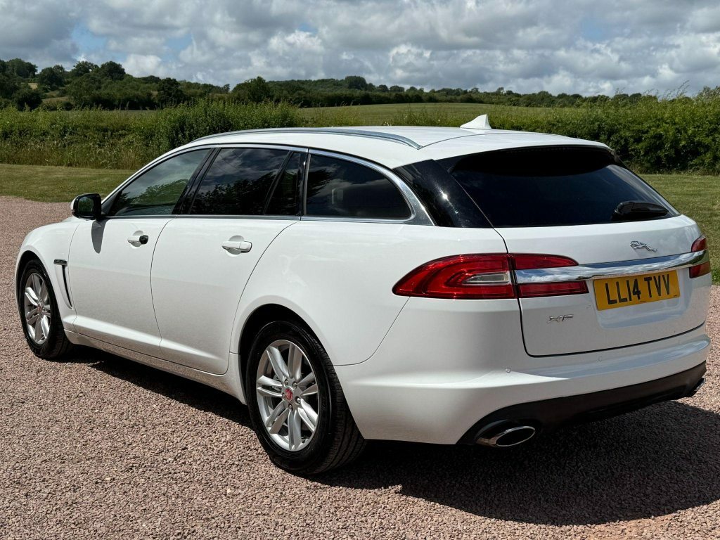 Jaguar XF 3.0D V6 Luxury Sportbrake Euro 5 S S White #4