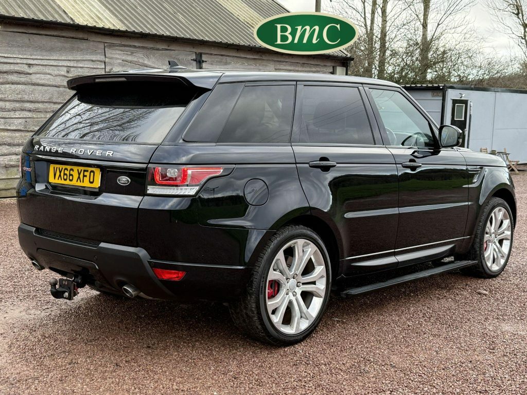 Land Rover Range Rover Sport 3.0 Sd V6 Hse Dynamic 4Wd Euro 6 S S VX66XFO Black #6