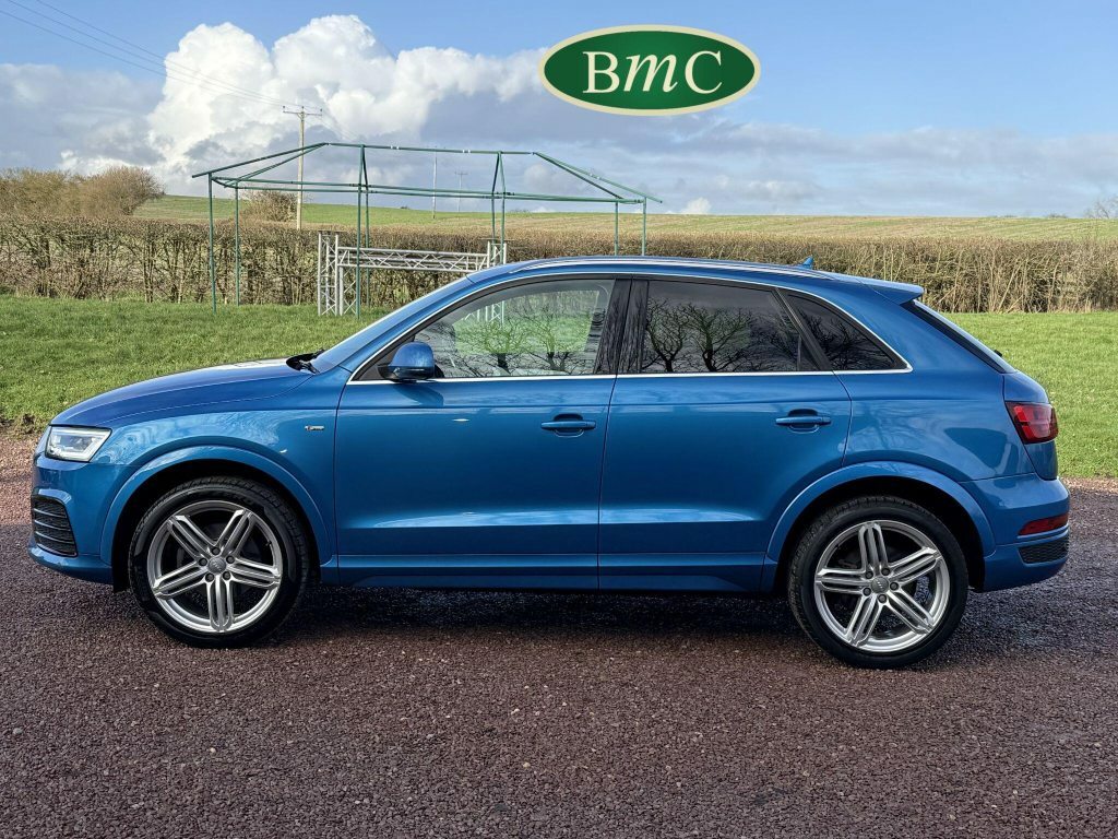 Audi Q3 2.0 Tfsi S Line Plus S Tronic Quattro Euro 6 S S LP65EHX Blue #4