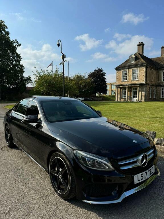 Mercedes-Benz C Class Saloon 2.1 C220d Amg Line 2017 LS17TEO Black #3