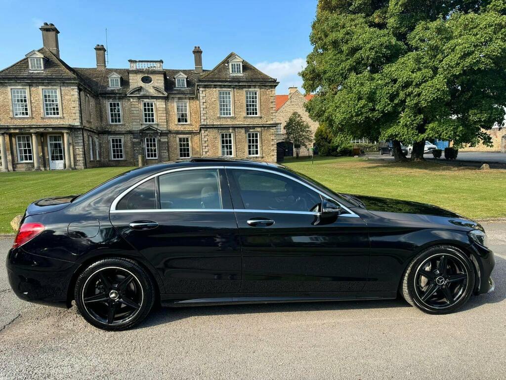 Mercedes-Benz C Class Saloon 2.1 C220d Amg Line 2017 LS17TEO Black #4