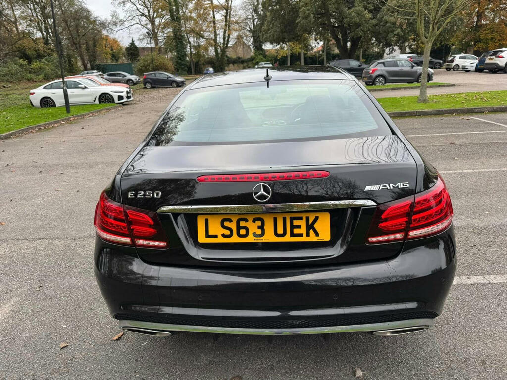 Mercedes-Benz E Class Coupe 2.1 E250 Cdi Amg Sport 2014 LS63UEK Black #4
