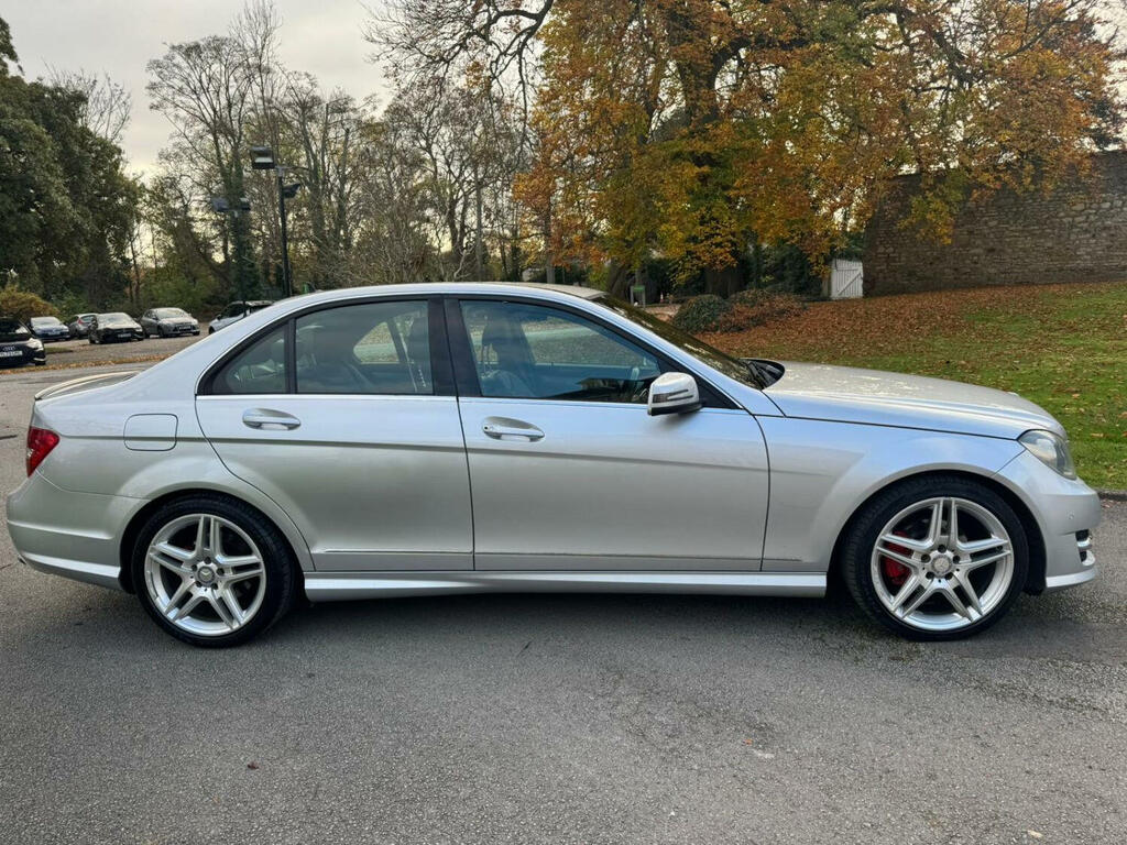 Mercedes-Benz C Class Saloon 2.1 C220 Cdi Amg Sport 2013 VU63OWA Silver #5