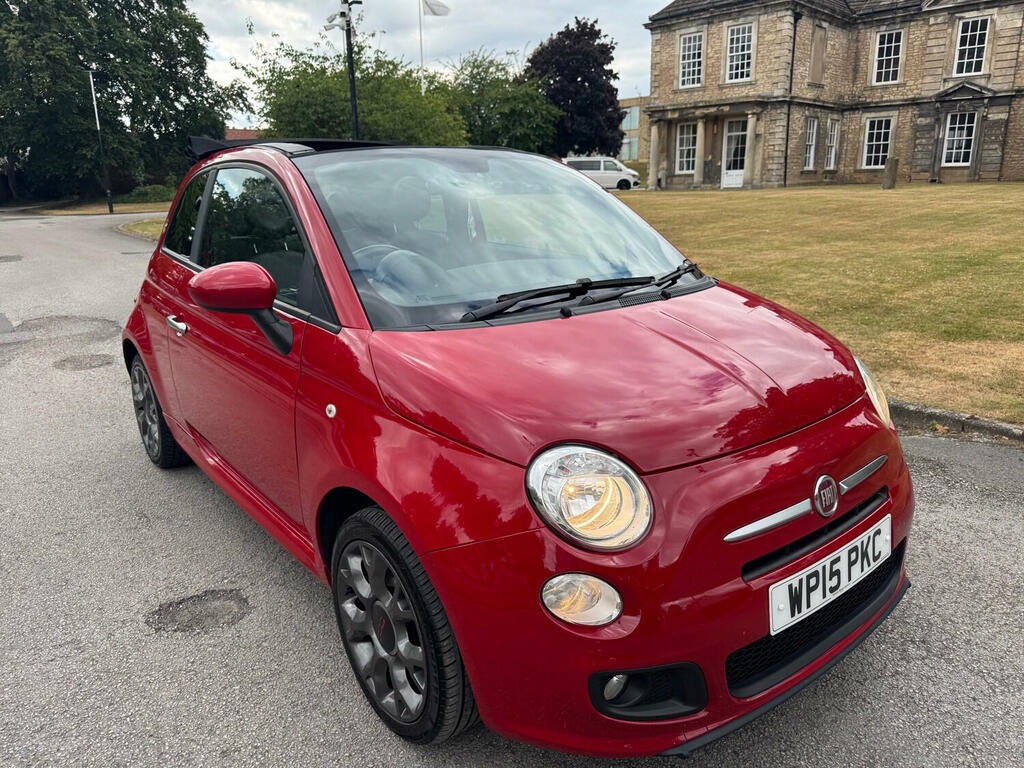 Fiat 500C Convertible 1.2 500C 1.2 69Hp S Convertible 2015 Red