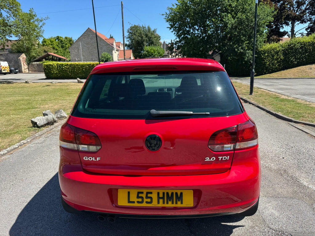 Volkswagen Golf Hatchback 2.0 Tdi Gt Sport 2009 Red #4