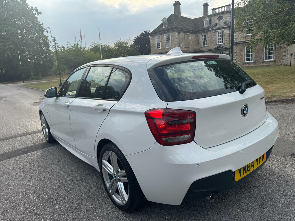 BMW 1 Series Hatchback 2.0 116D M Sport 2014 YN64YFA White #3