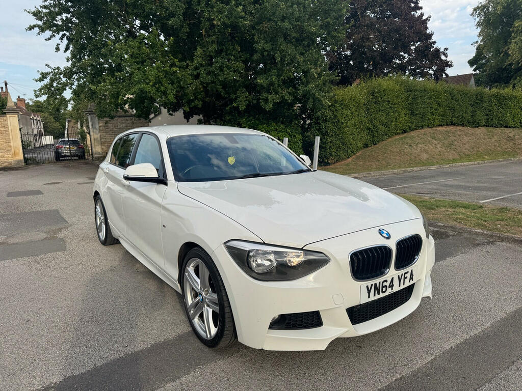 BMW 1 Series Hatchback 2.0 116D M Sport 2014 YN64YFA White #2