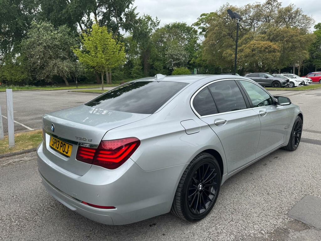BMW 7 Series Saloon 3.0 730D Se Saloon 2013 Silver #3