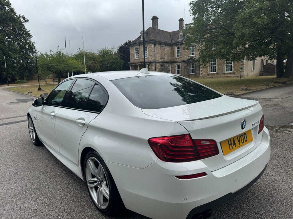 BMW 5 Series Saloon 2.0 520D M Sport Saloon 2014 H4VOO White #6