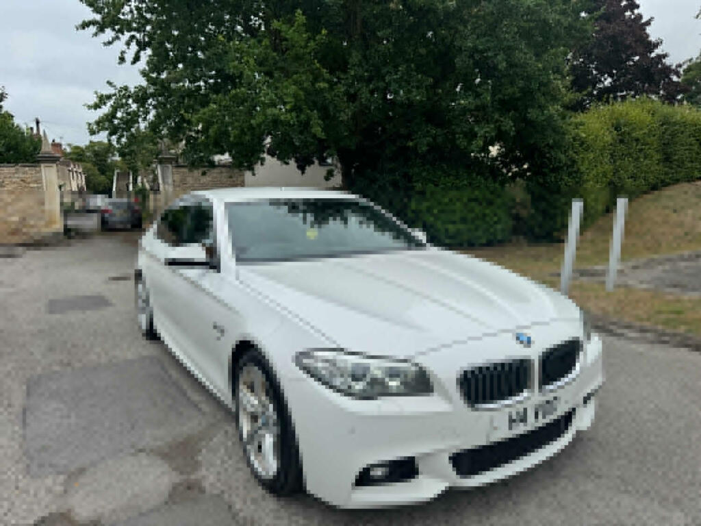 BMW 5 Series Saloon 2.0 520D M Sport Saloon 2014 White