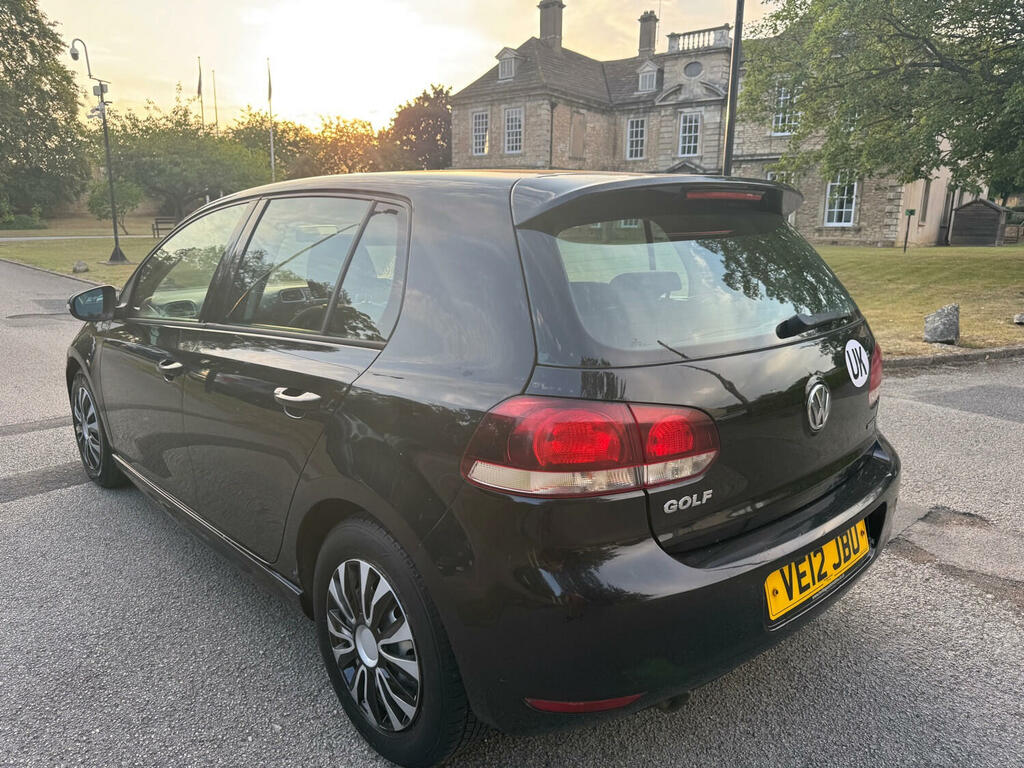 Volkswagen Golf Hatchback 1.6 Tdi Bluemotion 2012 VE12JBU Black #2