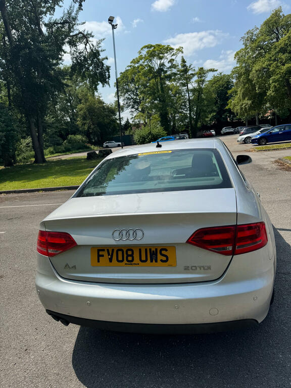 Audi A4 Saloon 2.0 Tdi Se 2008 Silver #5