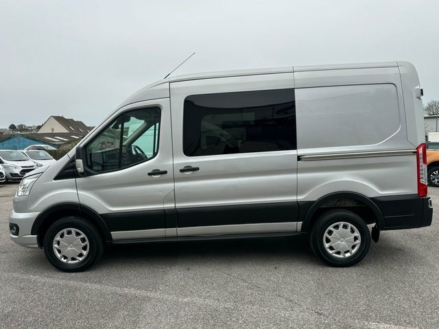 Ford Transit Custom 2.0 350 Ecoblue Trend Crew Cab 6 Seats Diese NV69DDE Silver #5