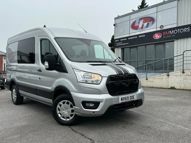 Ford Transit Custom 2.0 350 Ecoblue Trend Crew Cab 6 Seats Diese Silver