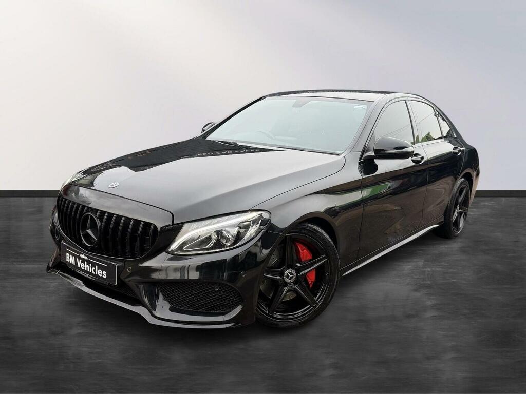 Mercedes-Benz C Class Saloon 2.1 C250d Amg Line G-tronic Euro 6 Ss 4 BJ67CKF Black #3
