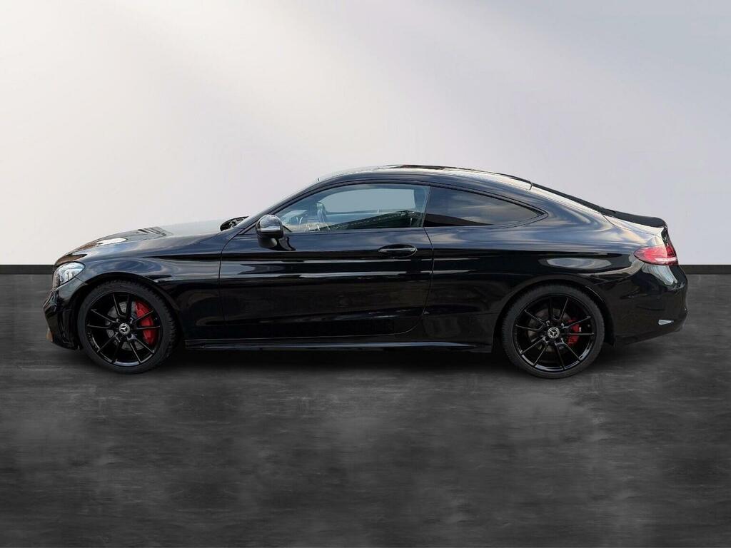 Mercedes-Benz C Class Coupe 2.0 C300d Amg Line Premium G-tronic Euro GX69PVT Black #4