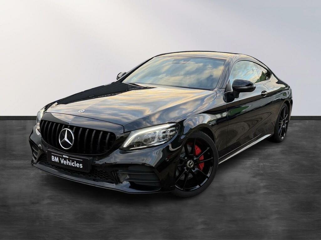 Mercedes-Benz C Class Coupe 2.0 C300d Amg Line Premium G-tronic Euro GX69PVT Black #3